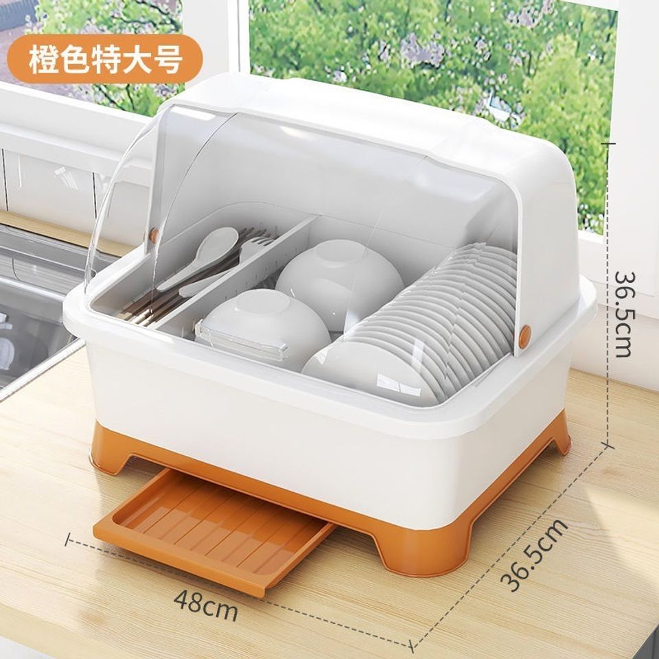 Kệ úp chén đĩa, úp bình sữa có nắp đậy (Màu ngẫu nhiên) (TH119)
