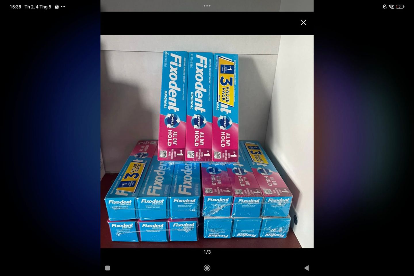 Kem Giữ Nền Răng Giả Fixodent Original (Dạng Kem) - Hàng Mỹ Chính Hãng giá 1 tuýt 729018