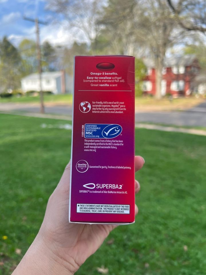Megared Omega-3s Fish & Krill Oil 25 Viên Hỗ Trợ Tim Mạch Não Mắt Và Khớp 500mg