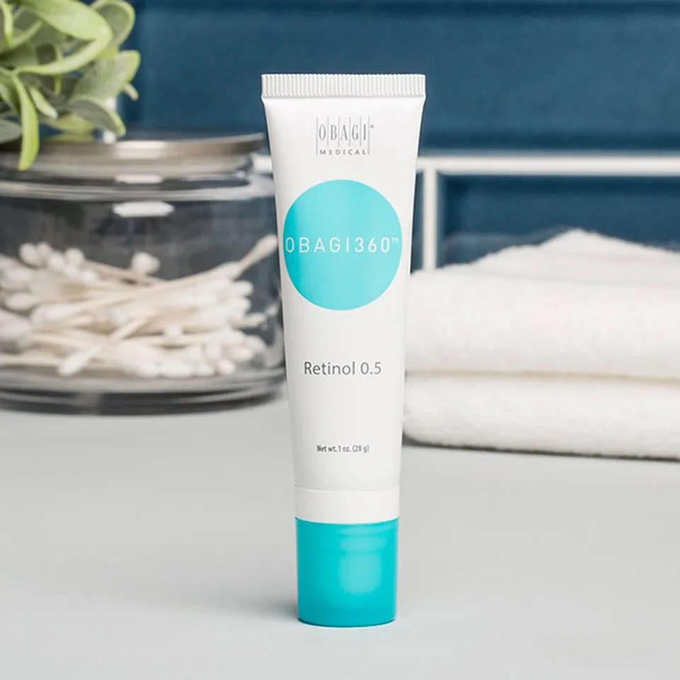 Kem Dưỡng Ẩm Obagi 360 Retinol 0.5 - Hỗ Trợ Trẻ Hóa Da, Giảm Nếp Nhăn, Tái Tạo Da, Phục Hồi Da Căng Mịn 28g