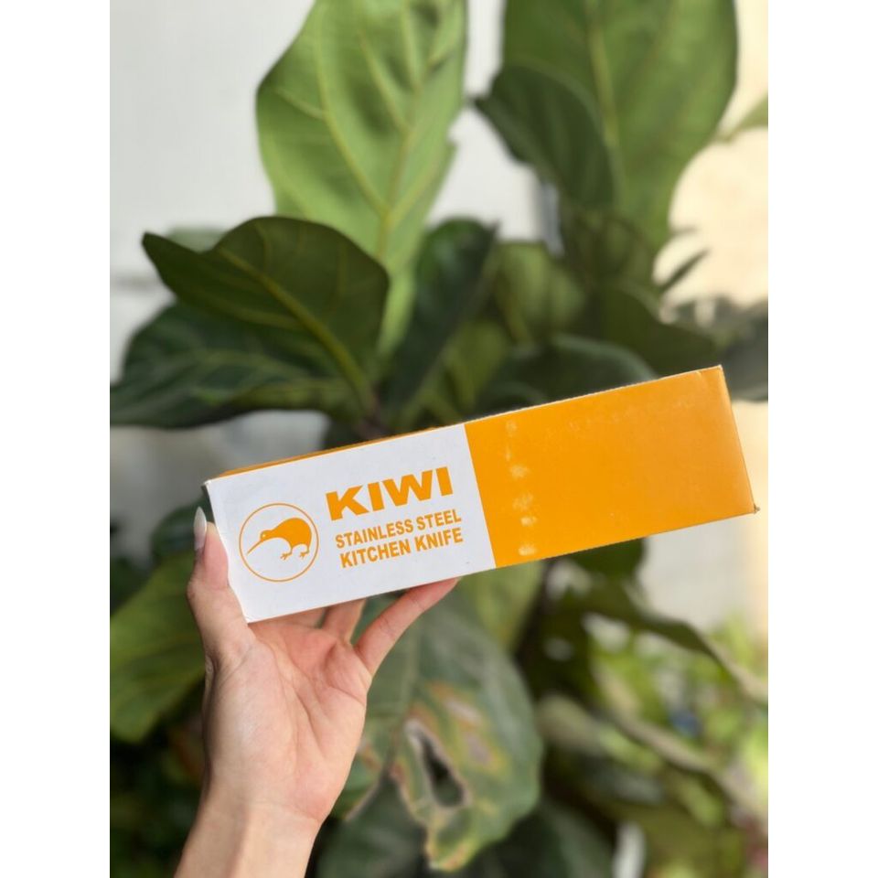 Hộp 12 dao Kiwi cán vàng đầu tròn – nhọn (TH179)