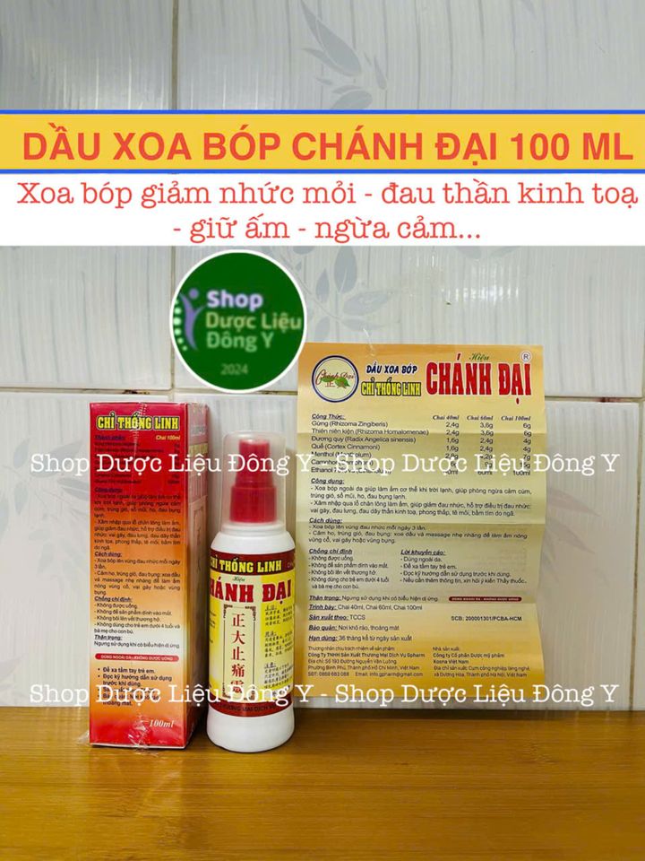 [HÀNG MỚI] Chỉ Thống Linh Chánh Đại 100ml