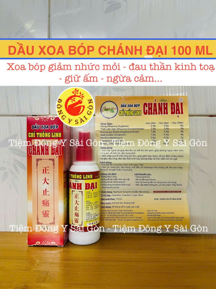 Chỉ Thống Linh Chánh Đại 100ml Hàng Mới
