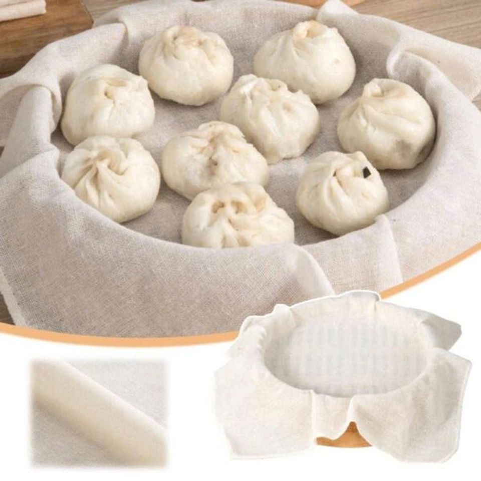 Khăn vải hấp bánh bao, màn thầu, sủi cảo (TH212)