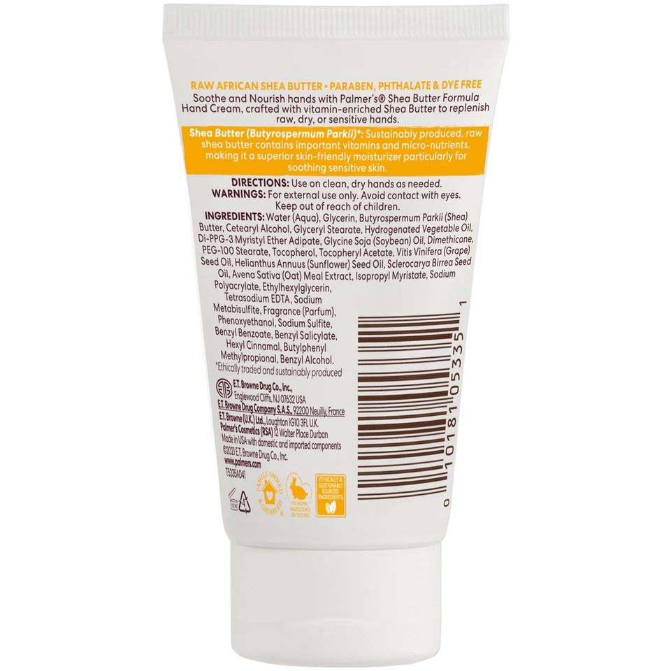 Kem dưỡng da tay Palmer's  Raw Shea Nourish Hand Cream 60g