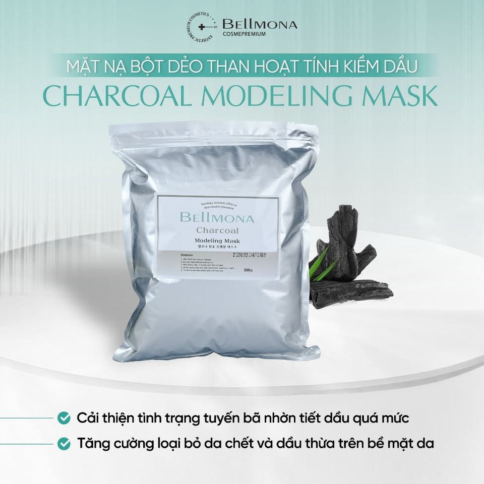 💗 Bellmona Collagen Modeling Mask 1kg – Mặt Nạ Collagen, Dưỡng Ẩm, Làm Săn Chắc & Tăng Độ Đàn Hồi