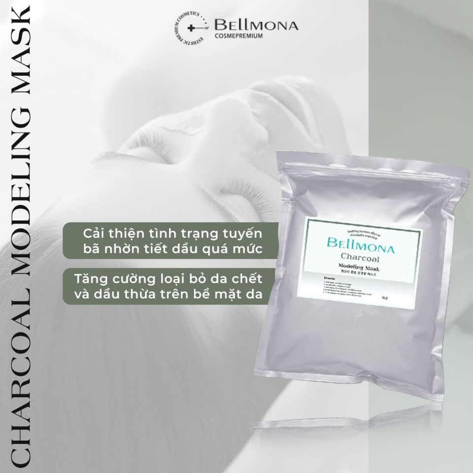 💗 Bellmona Collagen Modeling Mask 1kg – Mặt Nạ Collagen, Dưỡng Ẩm, Làm Săn Chắc & Tăng Độ Đàn Hồi