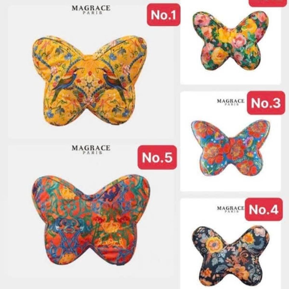 Gối tựa lưng Magrace Paris hình bướm