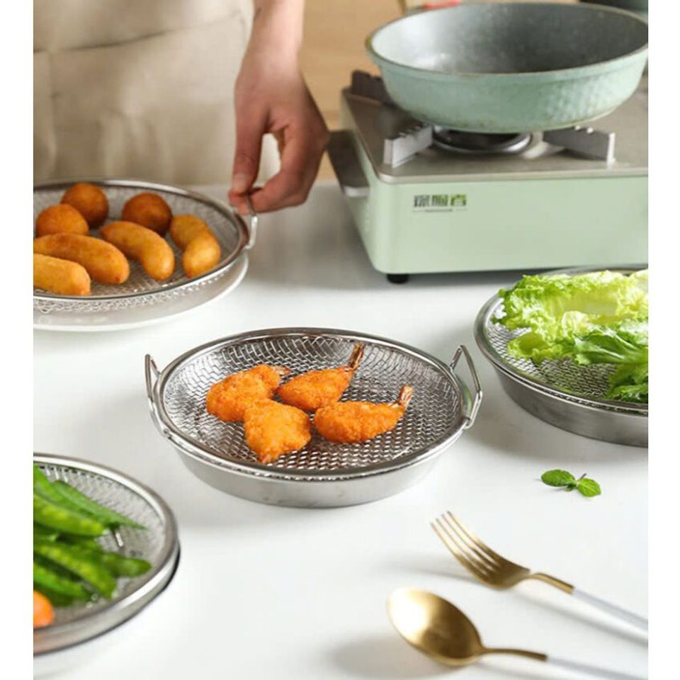 Set Khay Kèm Vỉ Lưới Lọc Dầu (TH299)