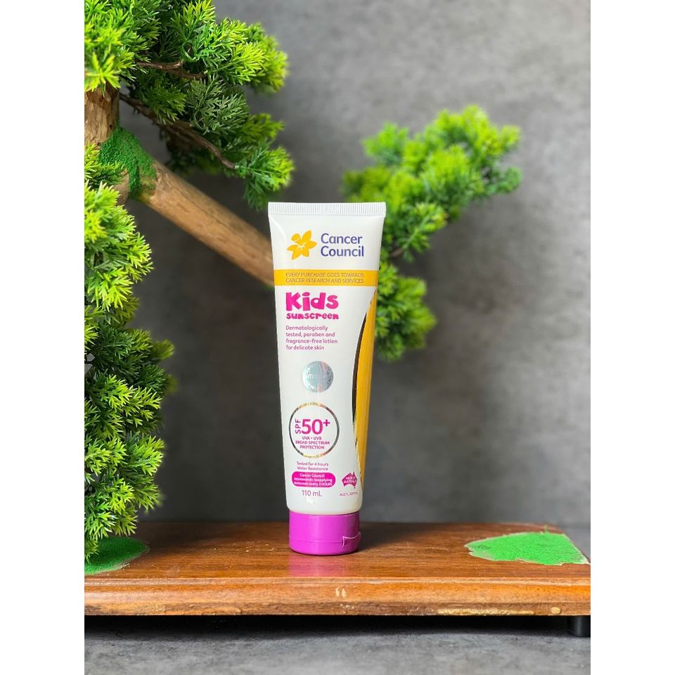 Kem chống nắng Cancer Council SPF 50+ Kids 110ml