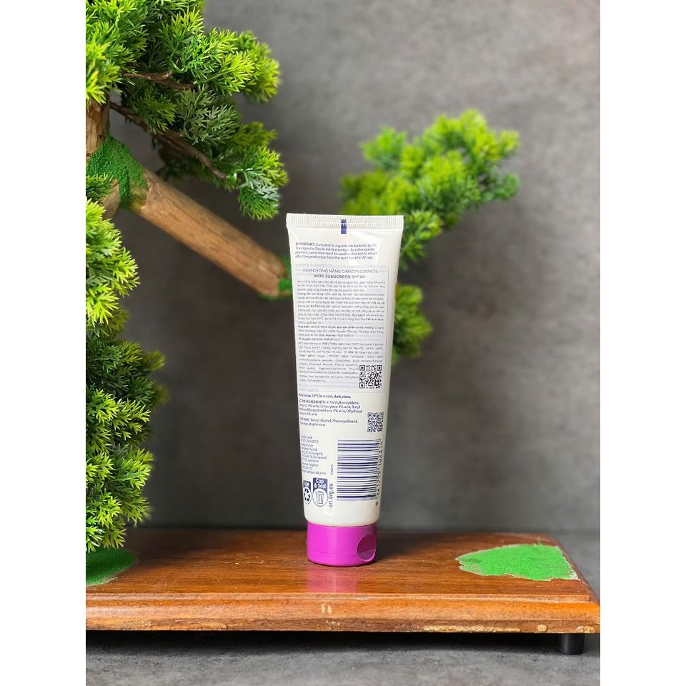 Kem chống nắng Cancer Council SPF 50+ Kids 110ml