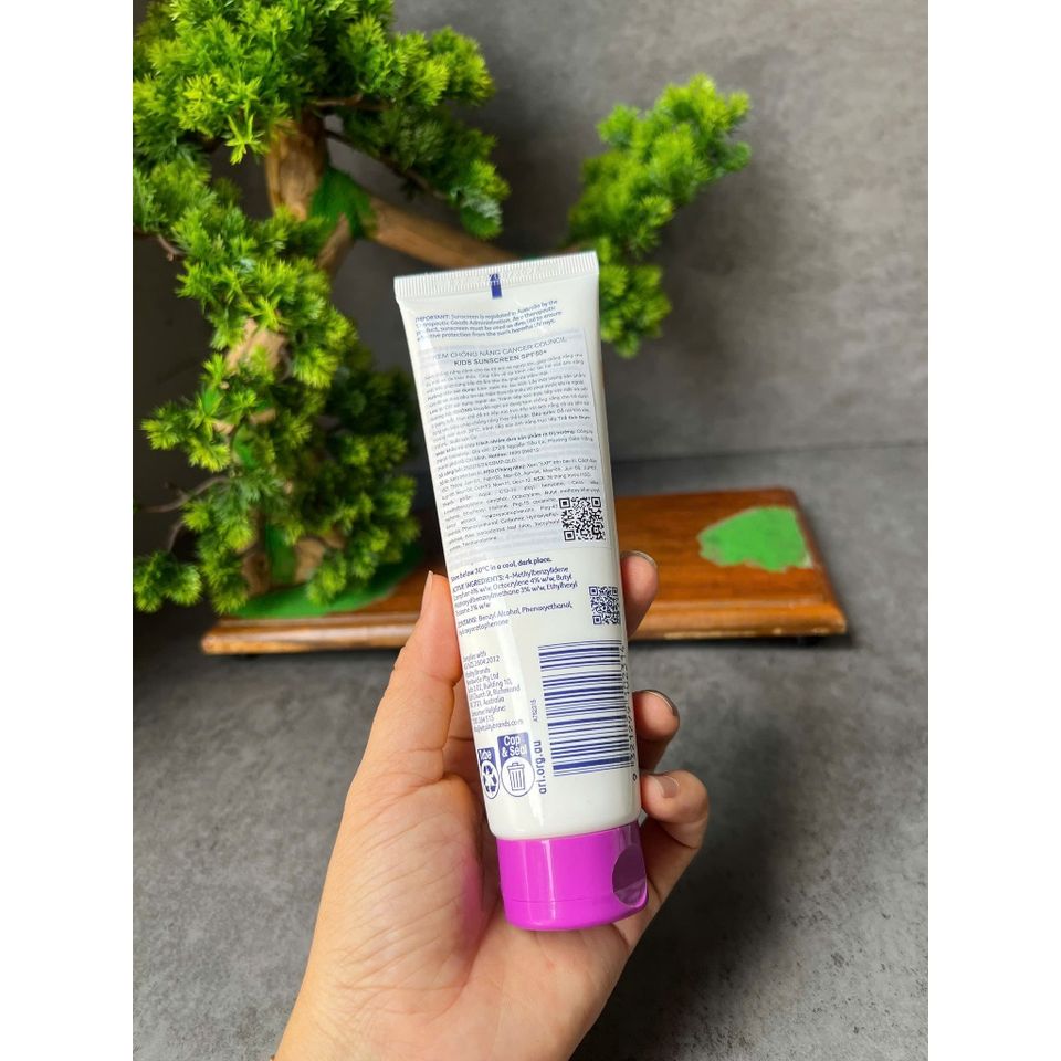 Kem chống nắng Cancer Council SPF 50+ Kids 110ml