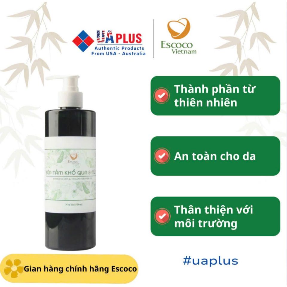 Sữa tắm khổ qua mù u Escoco 500ml