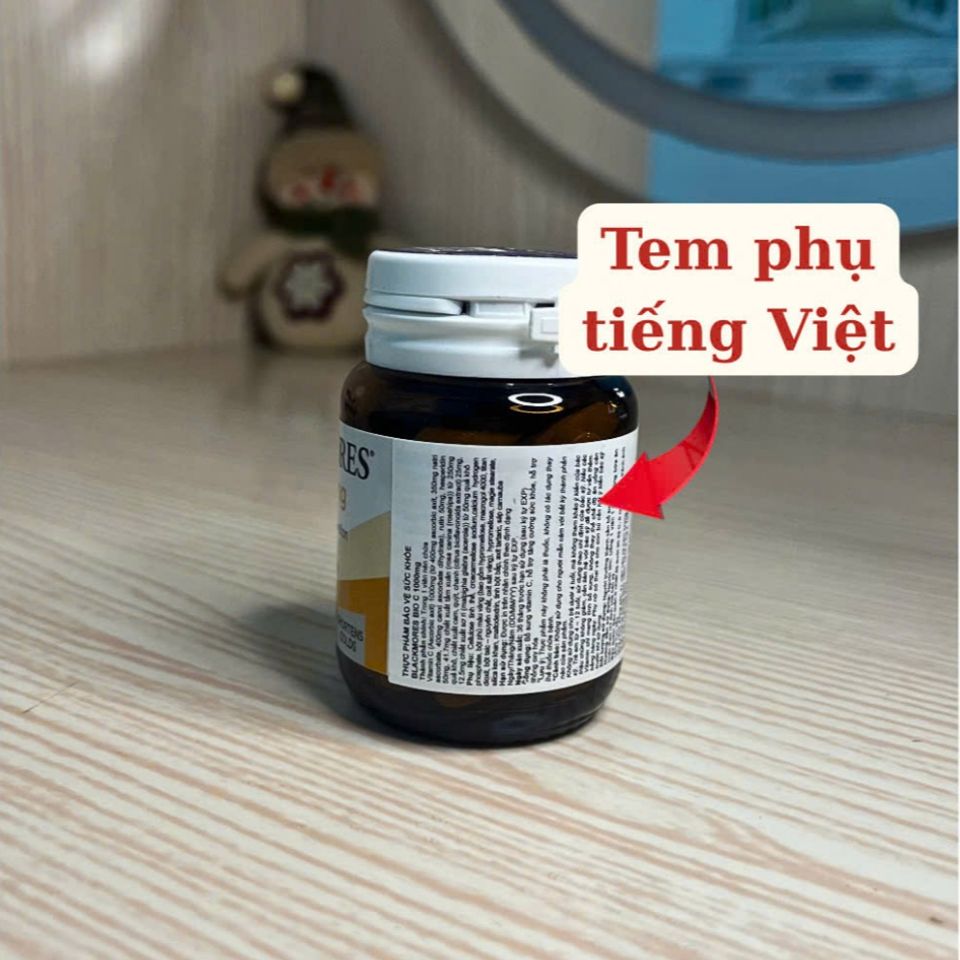 [Nhập khẩu chính ngạch] Viên uống Blackmores Bio C 1000mg - Bổ sung vitamin C, tăng cường sức khỏe (31 viên)