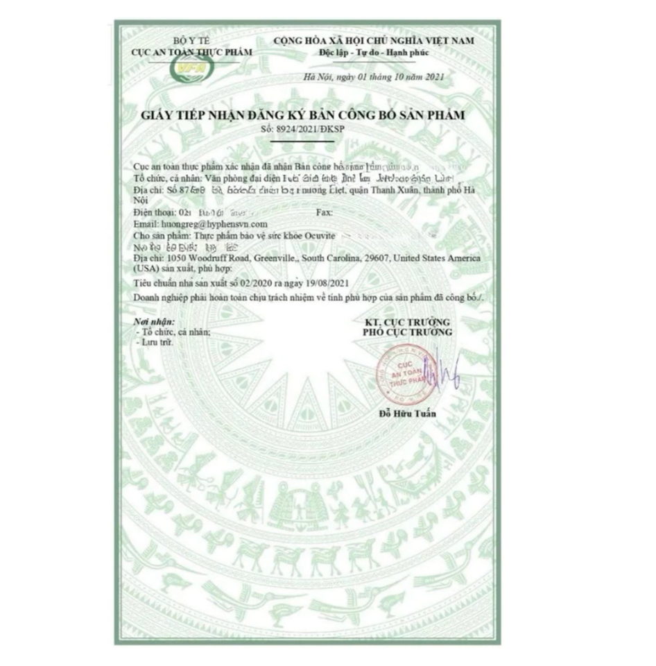 Viên uống Bổ mắt Ocuvite chai 150 viên