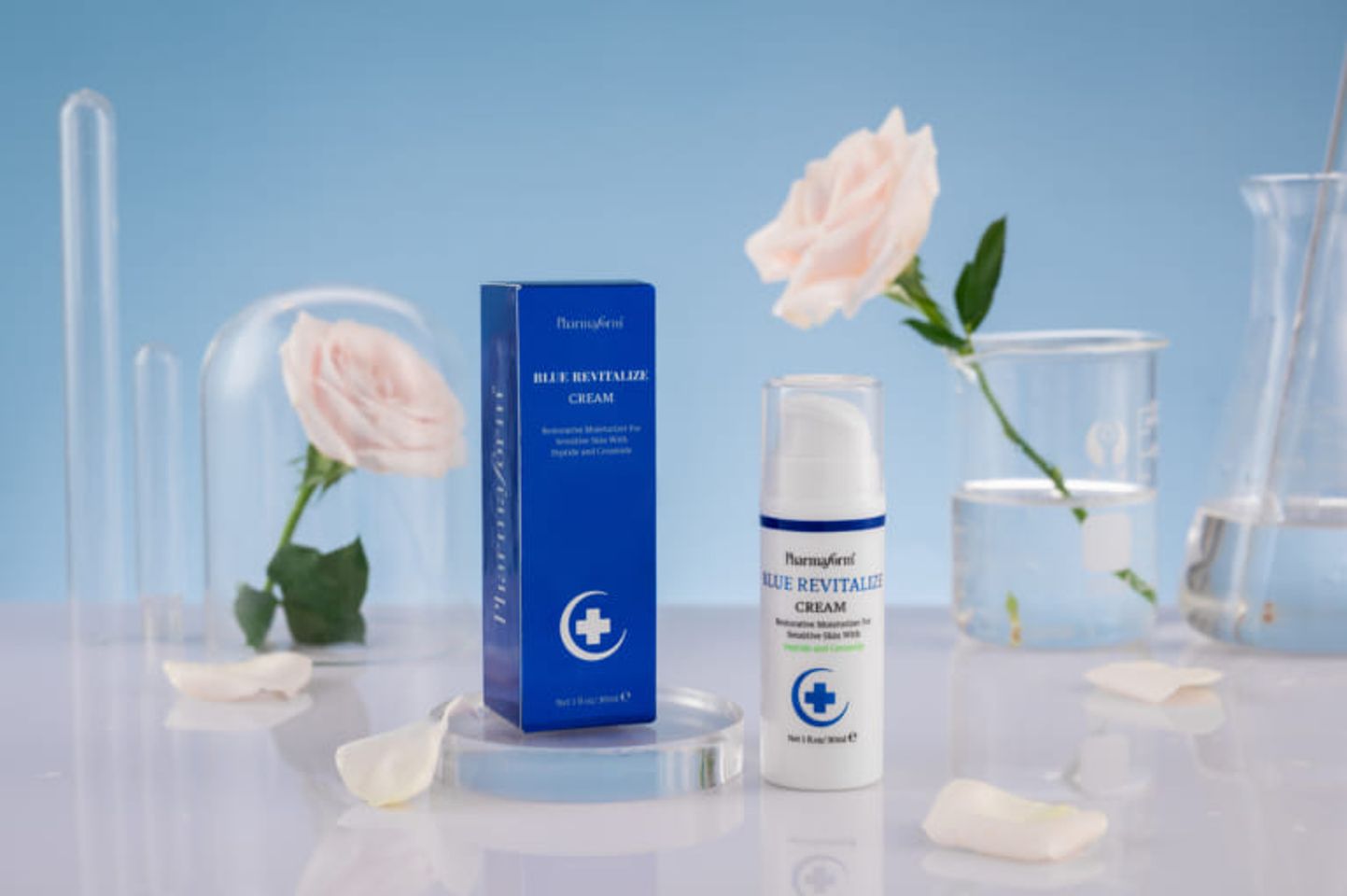 Pharmaform Blue Revitalize Kem dưỡng chuyên biệt giúp cải thiện các vấn đề lão hóa da và dưỡng da săn chắc 30ml