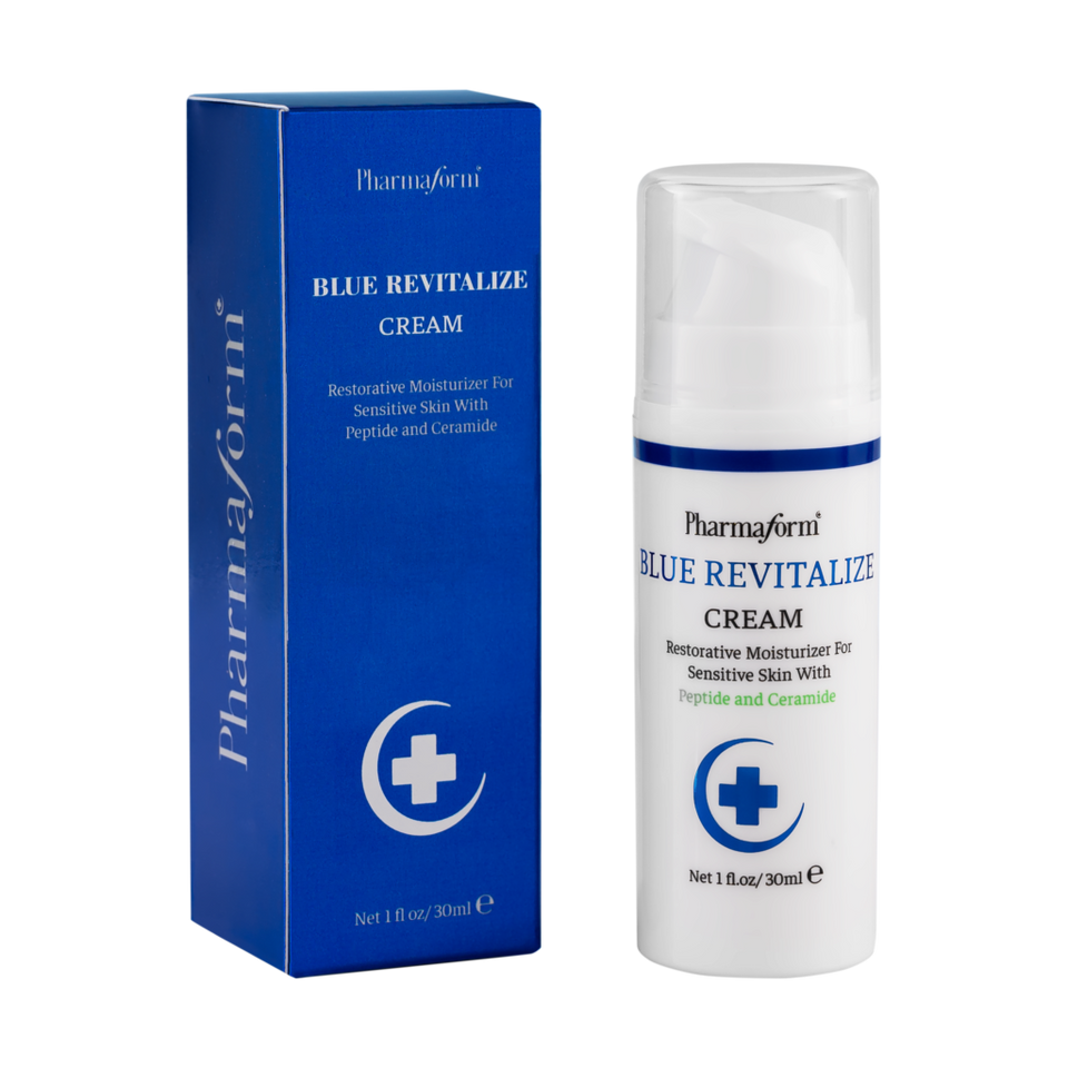 Pharmaform Blue Revitalize Kem dưỡng chuyên biệt giúp cải thiện các vấn đề lão hóa da và dưỡng da săn chắc 30ml
