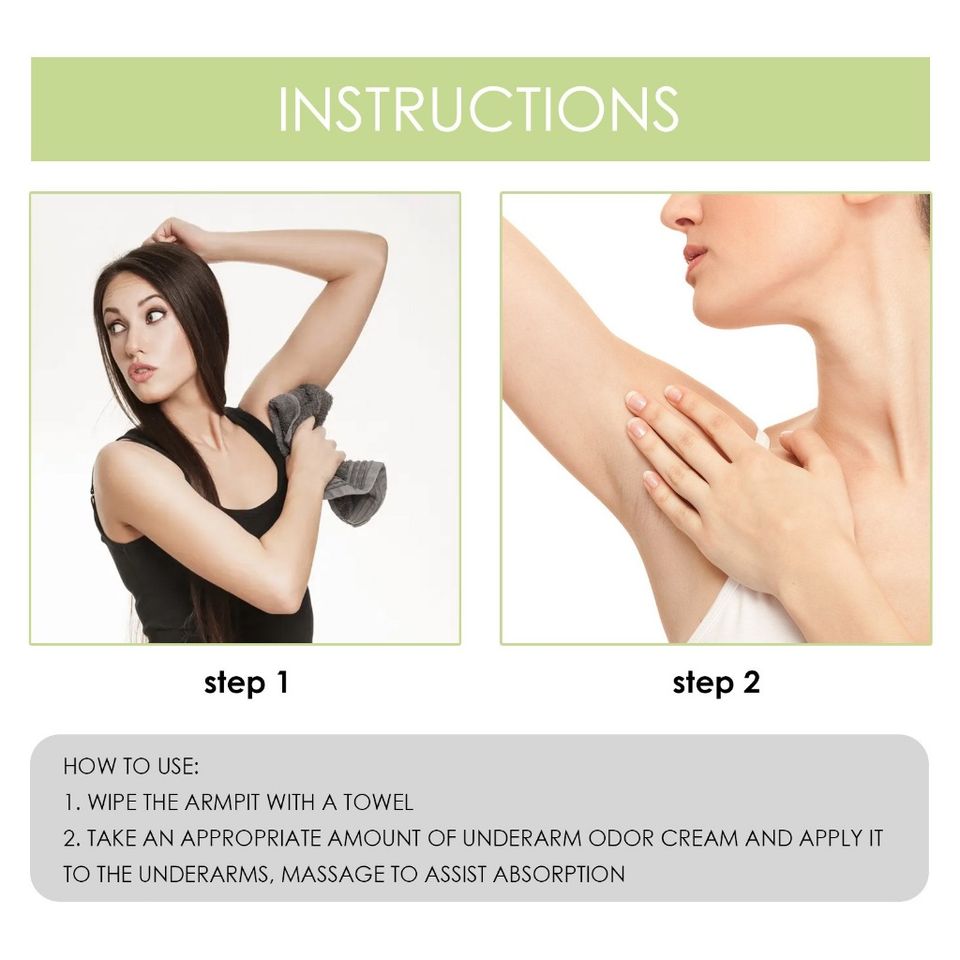 Kem loại bỏ mùi nách toàn thân / chống mồ hôi nách / Kem khử mùi nách thâm nhập sâu / Kem chăm sóc da hương thơ