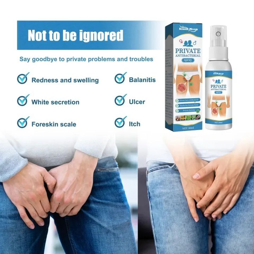 Chai Xịt bôi ngứa vùng kín, Xịt giảm ngứa, khử mùi, kháng khuẩn chống viêm, nấm vùng kín hiệu quả