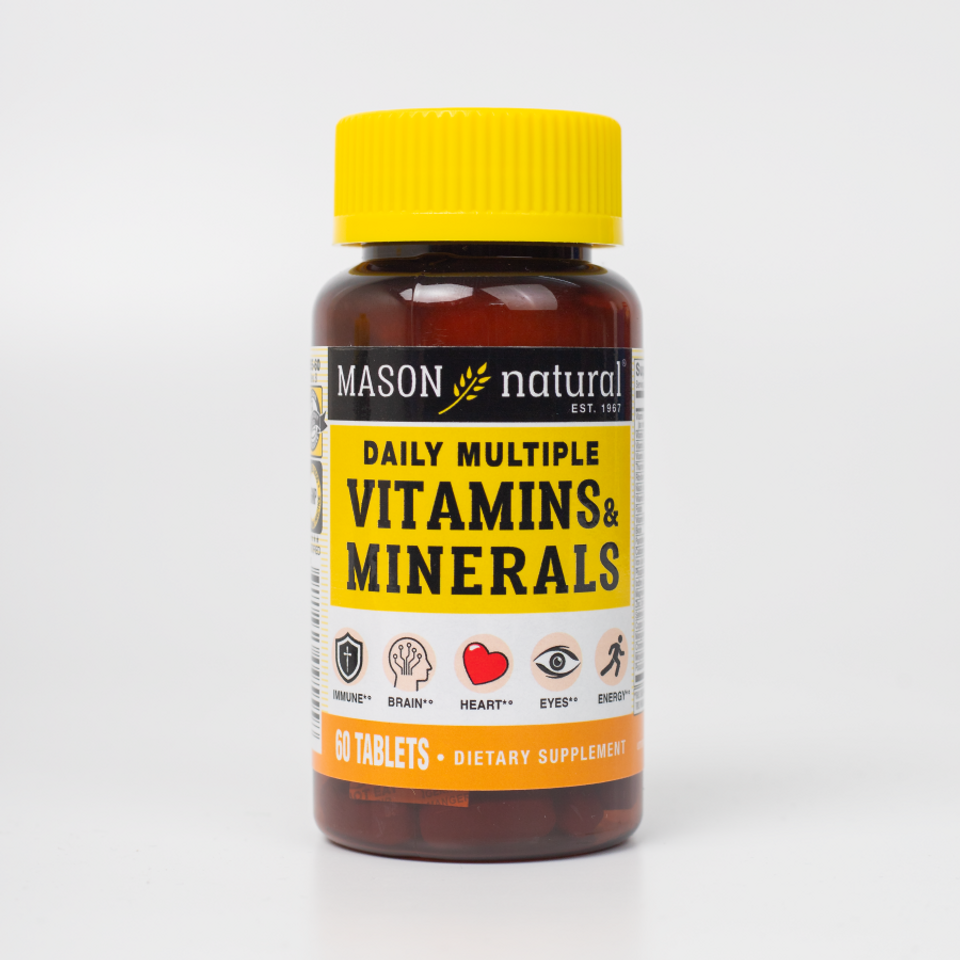 [Nhập khẩu] Mason Natural Daily Multiple Vitamins With Minerals - Bổ sung vitamin cho cơ thể (60v)