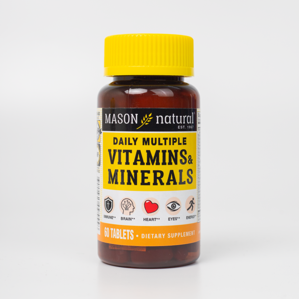 [Nhập khẩu] Mason Natural Daily Multiple Vitamins With Minerals - Bổ sung vitamin cho cơ thể (60v)