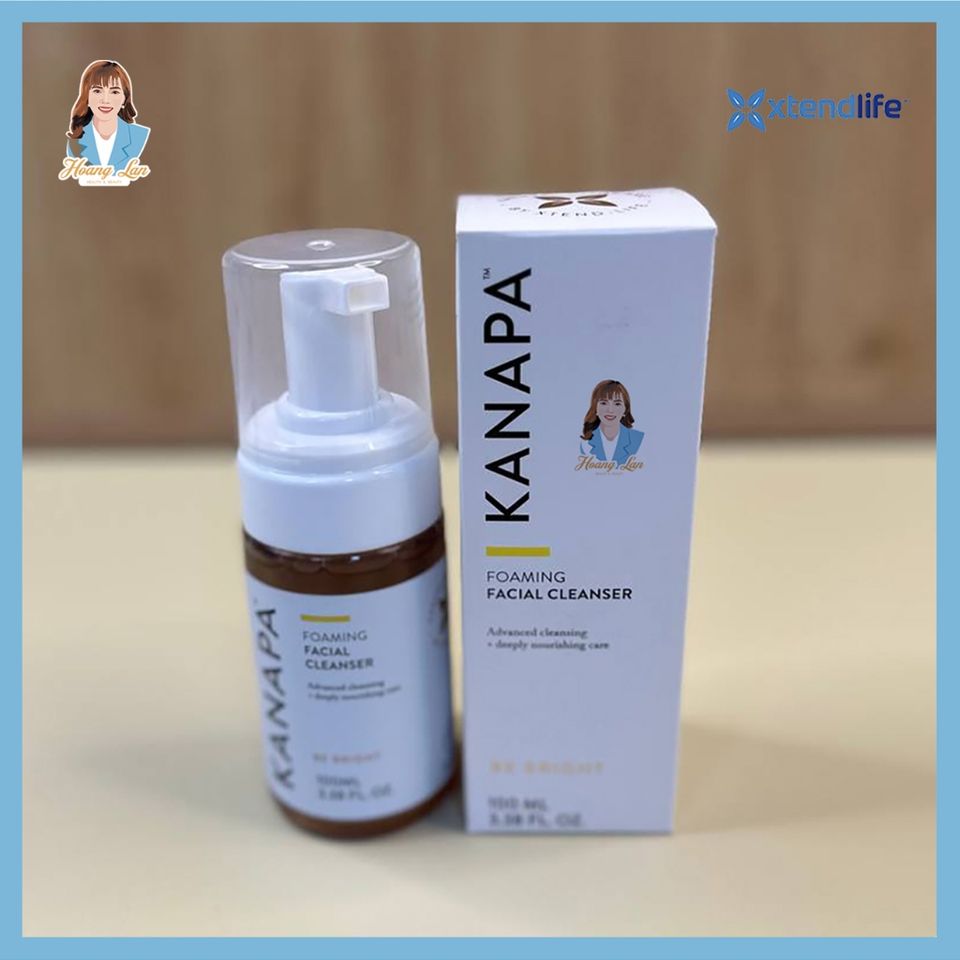 Sữa rửa mặt tạo bọt cho mọi loại da New Zealand Xtend Life Kanapa Foaming Facial Cleanser 100ml