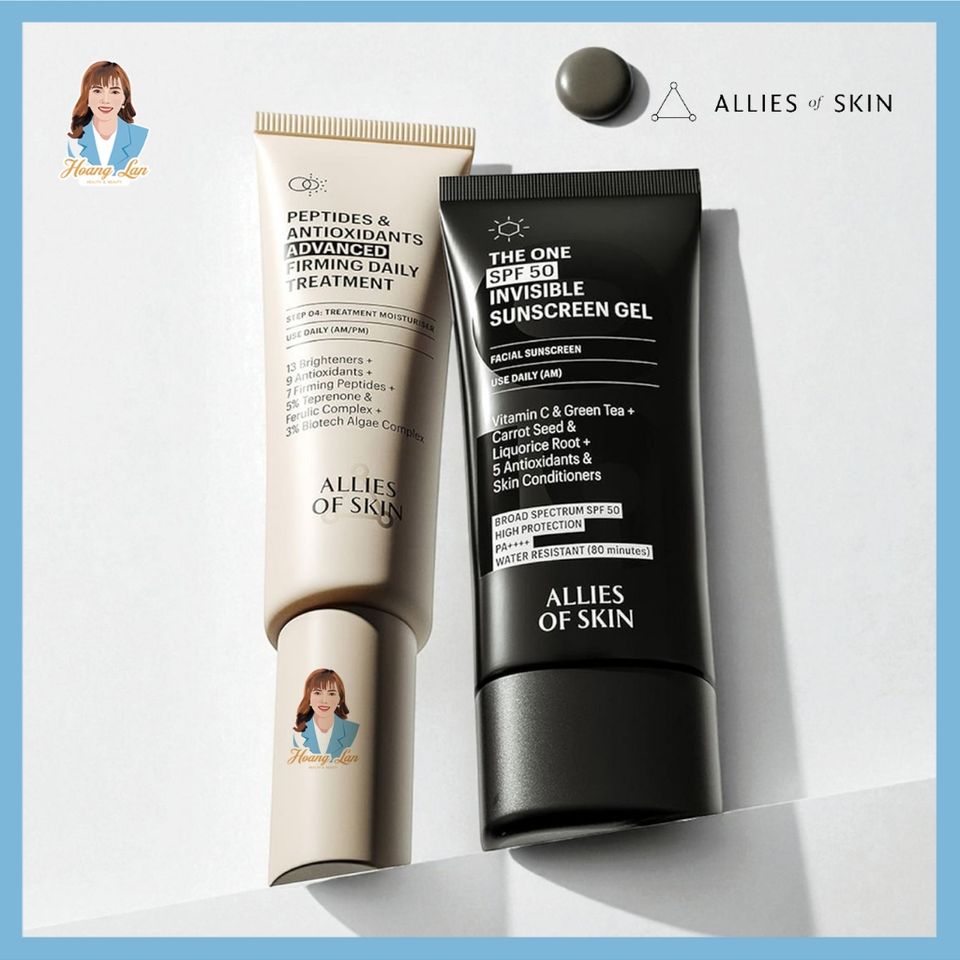 Kem chống nắng dạng gel Singapore Allies Of Skin The One SPF 50 Invisible Sunscreen Gel 50ml