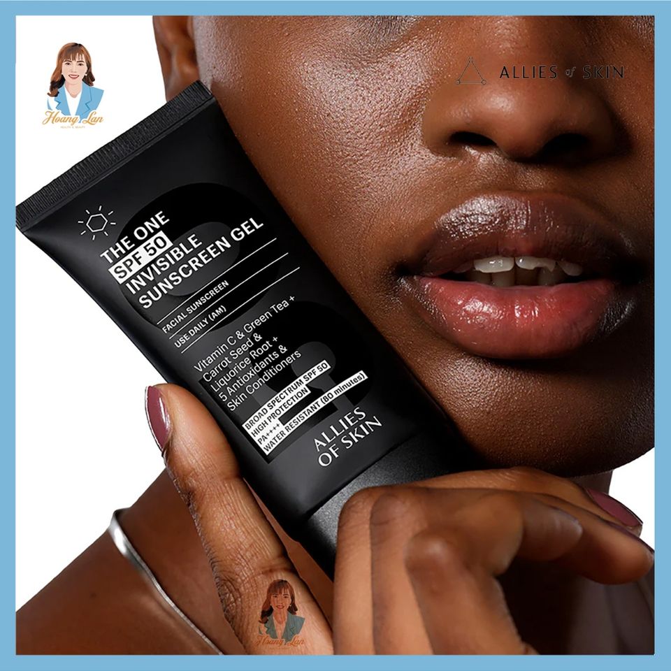 Kem chống nắng dạng gel Singapore Allies Of Skin The One SPF 50 Invisible Sunscreen Gel 50ml