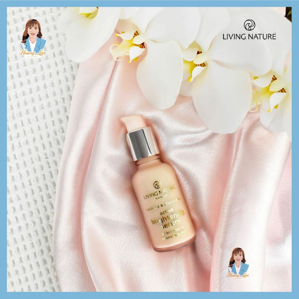 Serum dưỡng trắng da, đều màu da New Zealand Living Nature Active Brightening Serum 30ml