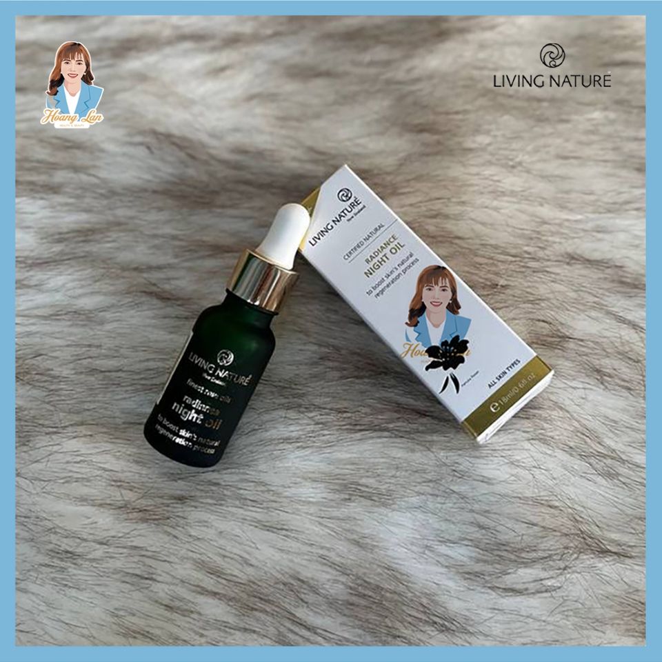 Dầu dưỡng sáng da, giảm nám ban đêm New Zealand Living Nature Radiance Night Oil 18ml 739582