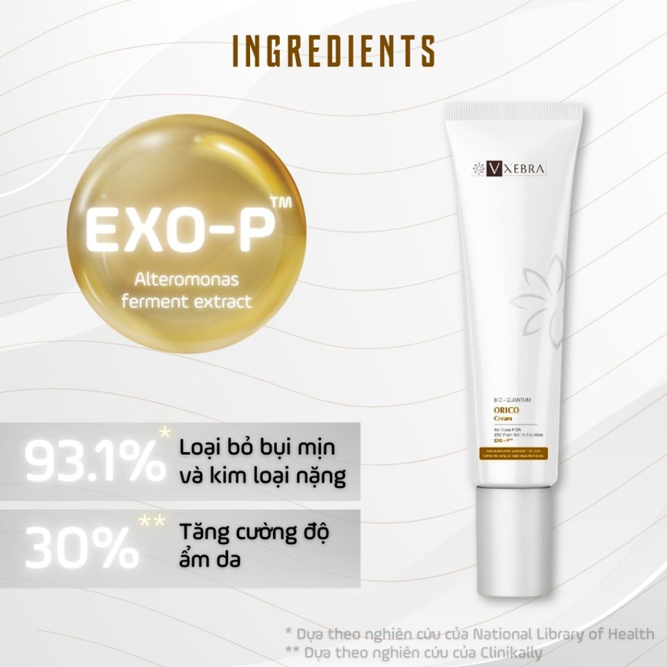 [Organic] Kem Dưỡng Da Vxebra – Thẩm thấu nhanh, cải thiện đàn hồi da & ngừa lão hóa sớm 50g