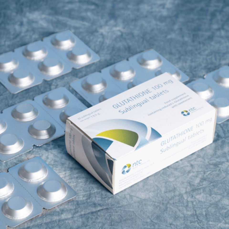 Glutathione Sublingual Tablets Viên Ngậm Trắng Da & Chống Oxy Hóa 100mg