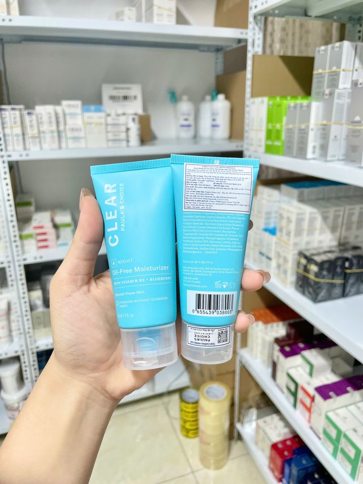 Paula's Choice Kem dưỡng ẩm dịu nhẹ không chứa dầu dành cho da mụn Clear Oil 60ml - Free Moisturizer thương hiệu Mỹ