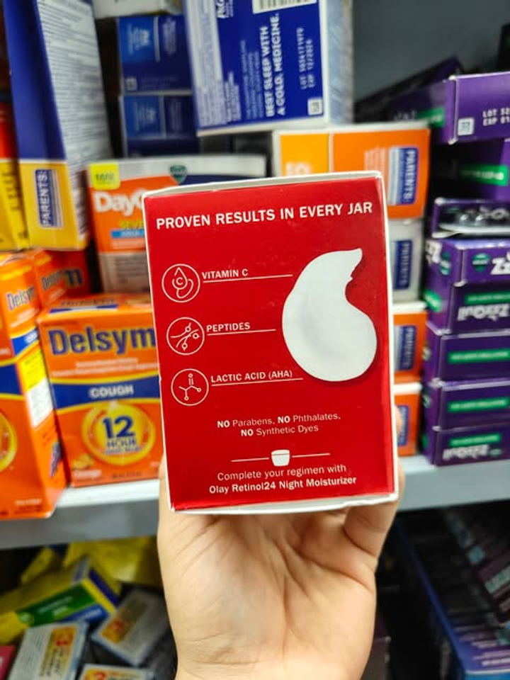 Kem dưỡng ẩm, trẻ hóa, làm trắng da Olay Vitamin C MAX 2X Cream 48g