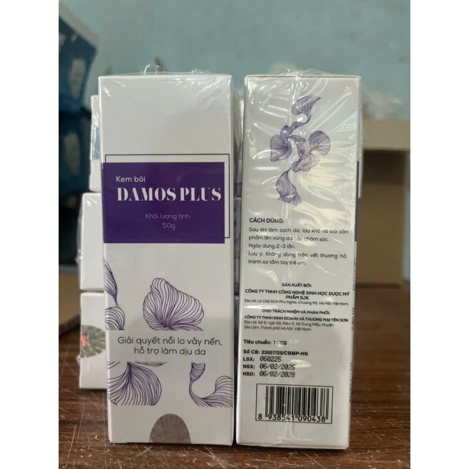 Kem Bôi Damos - Giải Pháp Chăm Sóc Da Cho Người Viêm Da Vảy Nến, Cấp Ẩm, Giảm Ngứa, Phục Hồi Da 