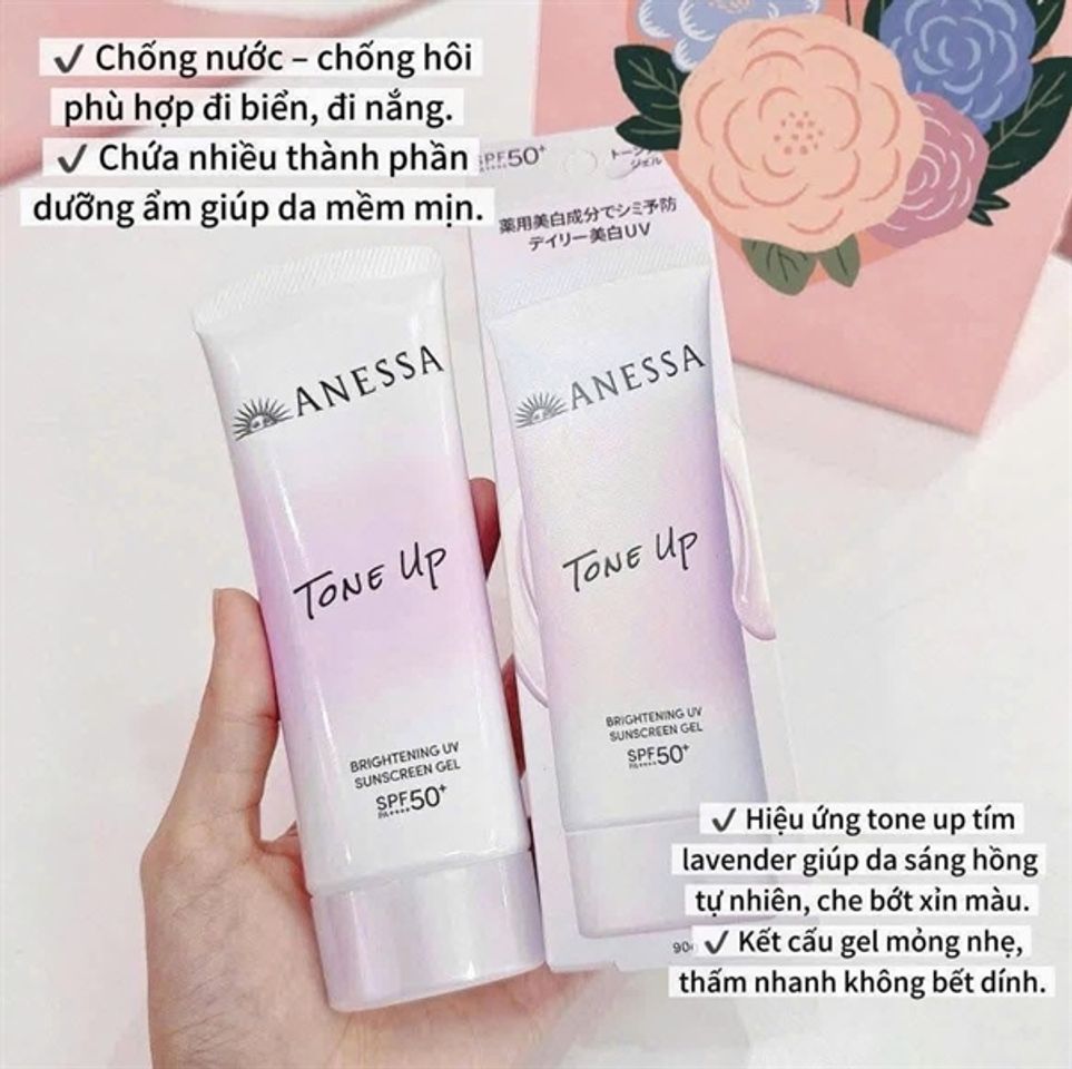 Kem chống nắng Anessa Gel 90g Nhật Bản ( – chống nắng, nâng tone da, dưỡng ẩm