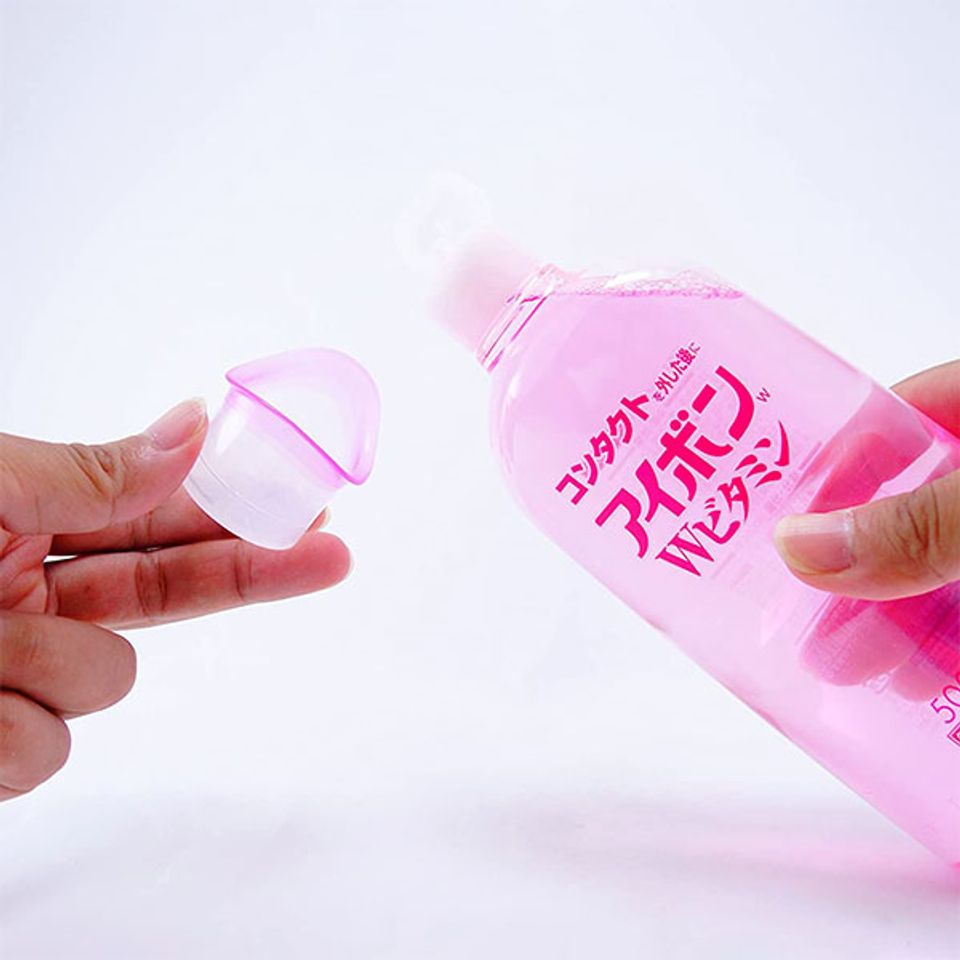 Nước Rửa Mắt Eyebon Vitamin Kobayashi 500ml, cung cấp vitamin và khoáng chất cho đôi mắt khỏe mạnh
