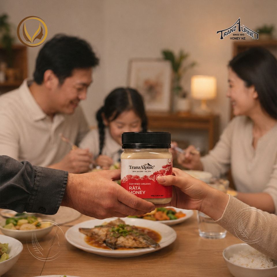 Mật ong Rata hữu cơ nguyên chất TranzAlpine Certified Organic Rata Honey 250g