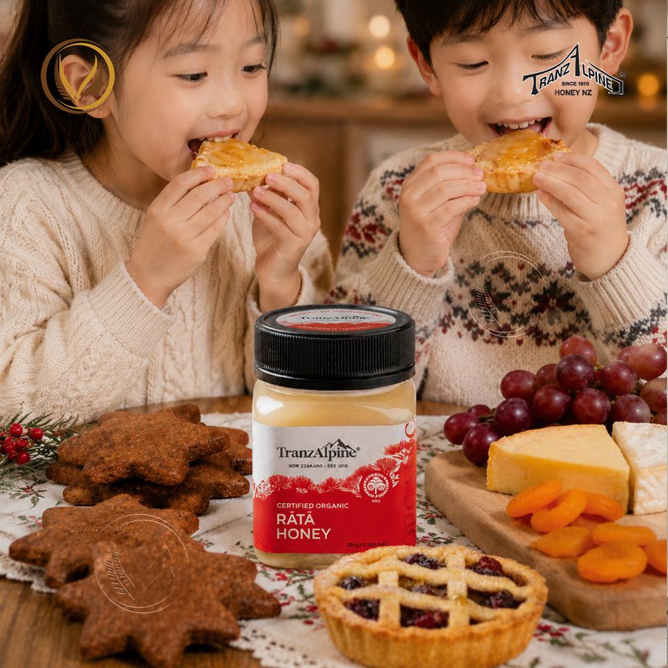 Mật ong Rata hữu cơ nguyên chất TranzAlpine Certified Organic Rata Honey 250g