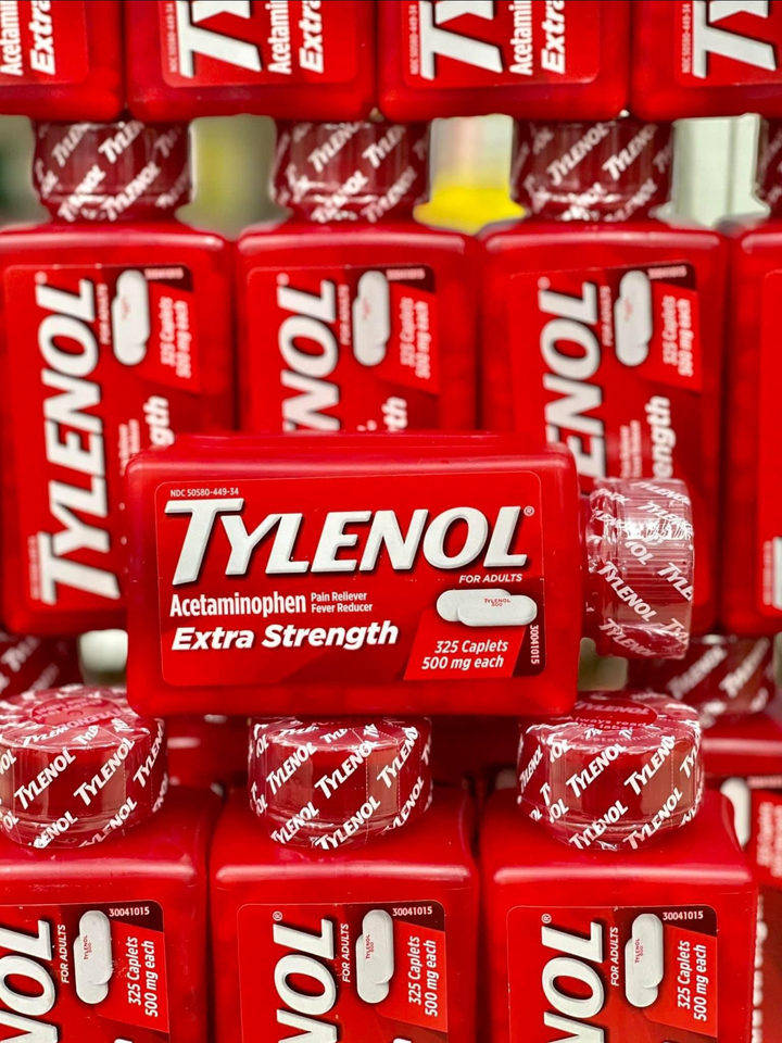VIÊN UỐNG GIẢM ĐAU HẠ SỐT TYLENOL 500MG.325vien