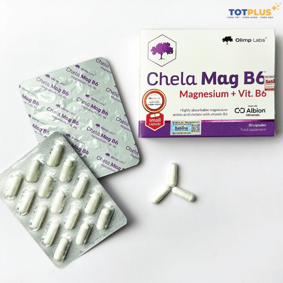 2 Hộp Chela Mag B6 - Bổ Sung Magie Và Vitamin B6 Giúp Giảm Căng Thẳng, Mệt Mỏi, Tốt Cho Thần Kinh