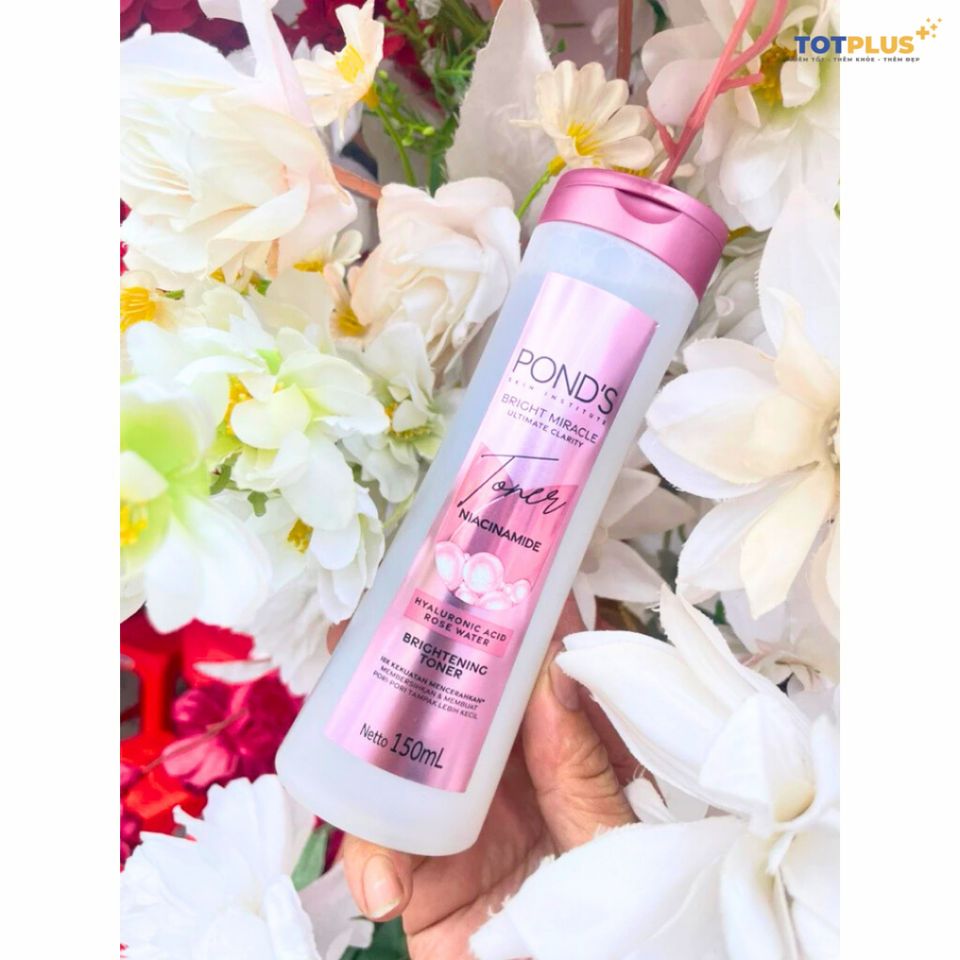 Nước hoa hồng Pond’s bright miracle niacinamide toner 150ml