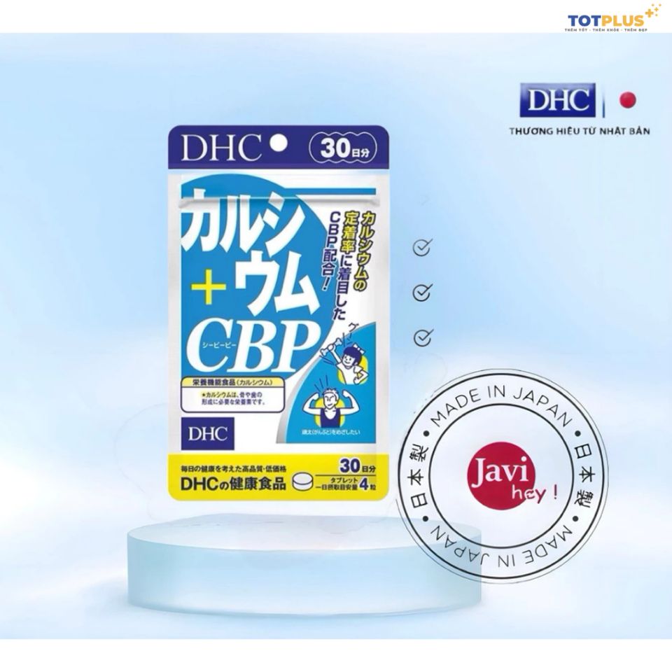 Canxi DHC Calcium - Thực Phẩm Bảo vệ Sức Khỏe - Hàng Chính Hãng