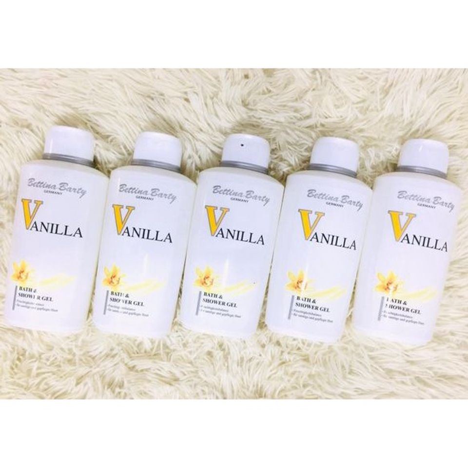 Combo Sữa tắm, dưỡng thể nước hoa  BETTINA BARTY VANILLA giúp giữ ẩm và dưỡng da mịn màng 500ml