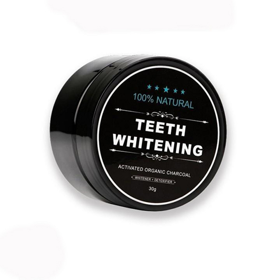 (Hàng Chuẩn) Bột than tre tẩy trắng răng Teeth Whitening 30g J124 Chính hãng
