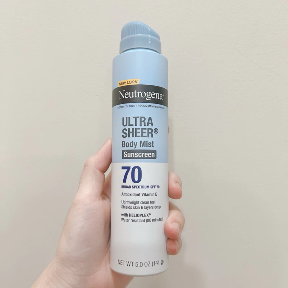 Xịt chống nắng Ultra Sheer spf70