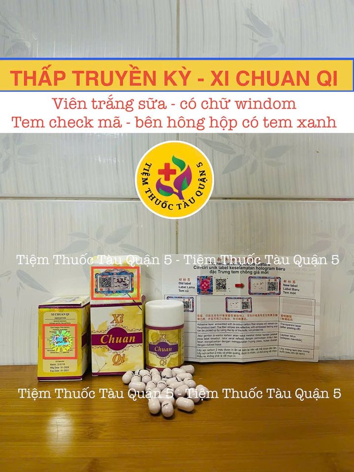 Thấp Truyền Kỳ Hộp 33 Viên  Xi Chuan Qui Hongkong
