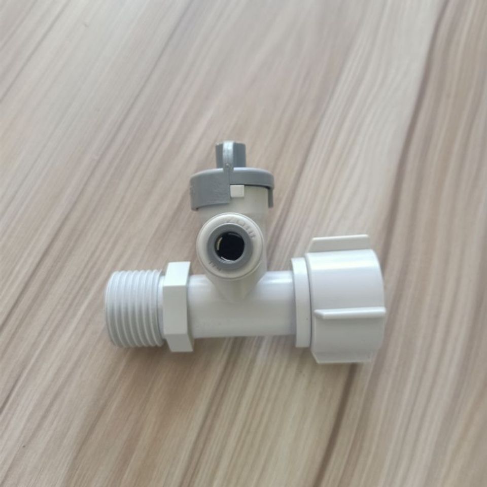 Bộ chia nước đầu vào( khẩu khoá nhựa) dây 6 máy lọc nước