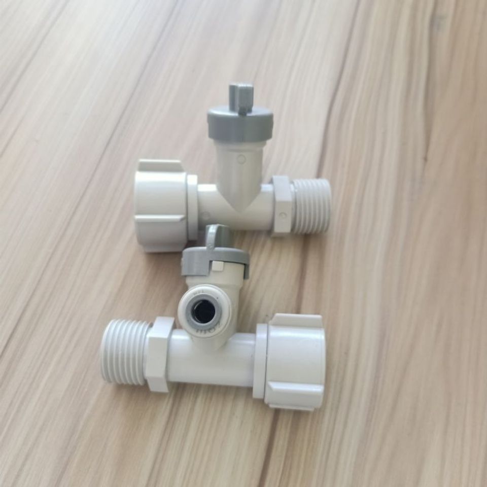 Bộ chia nước đầu vào( khẩu khoá nhựa) dây 6 máy lọc nước