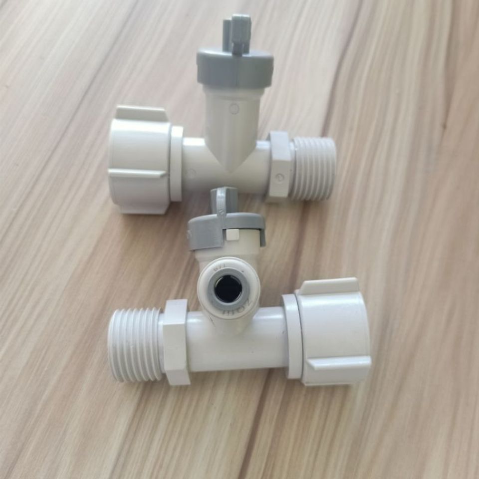 Bộ chia nước đầu vào( khẩu khoá nhựa) dây 6 máy lọc nước